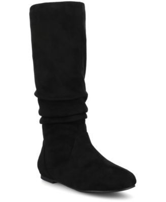 Journee Collection Women's Jayne Wide Calf Slouchy Knee High Boots