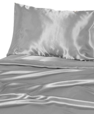 Beatrice Home Fashions Luxurious Satin 4-Pc. Sheet Set, Queen