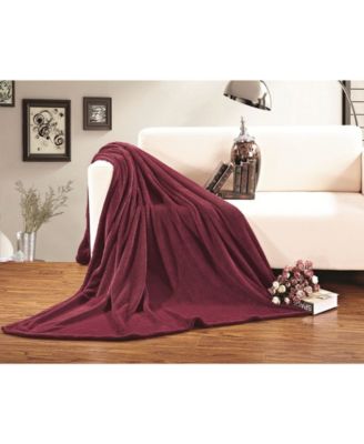 Elegant Comfort Luxury Plush Fleece Blanket, King/California King