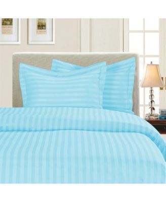 Elegant Comfort Luxurious Stripe Wrinkle-Free 3-Pc. Duvet Cover Set, Full/Queen