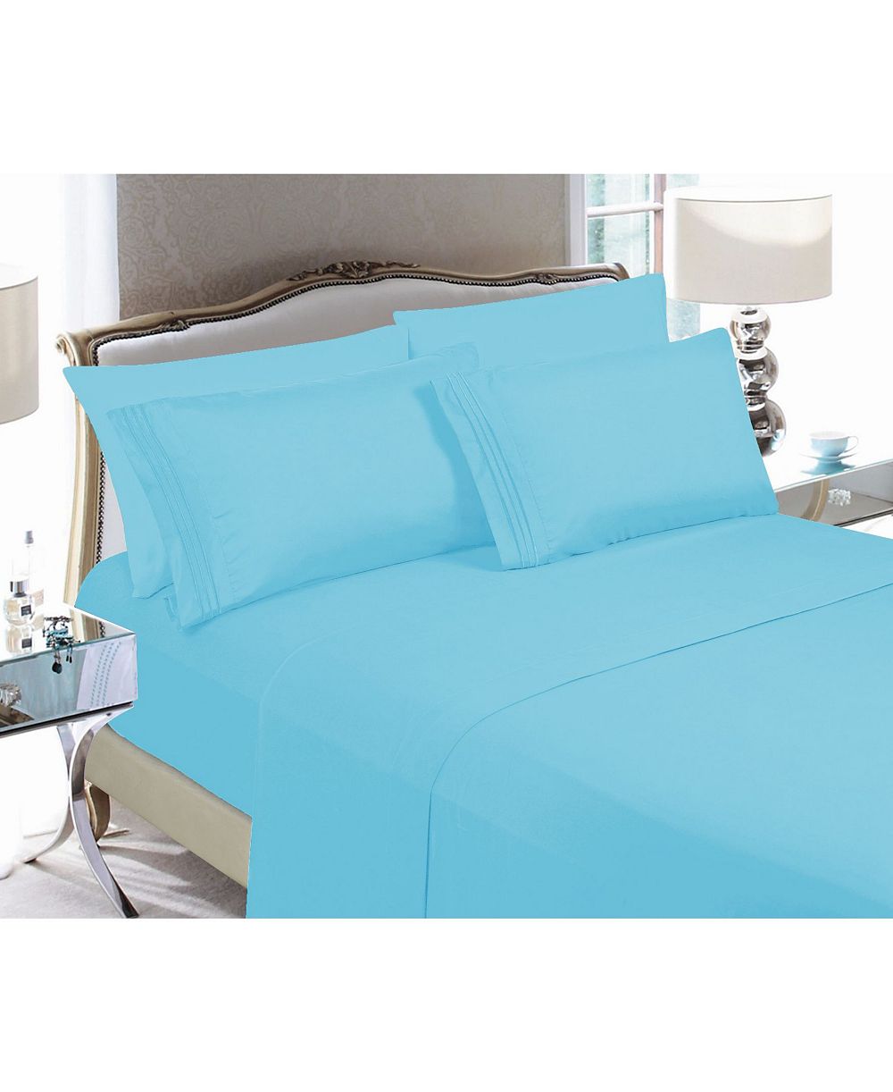 Elegant Comfort комплект постельного белья Luxury Soft Solid, 4 шт., Twin