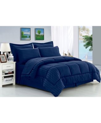 Elegant Comfort Набор покрывал Dobby Stripe 8-Pc. Full/Queen
