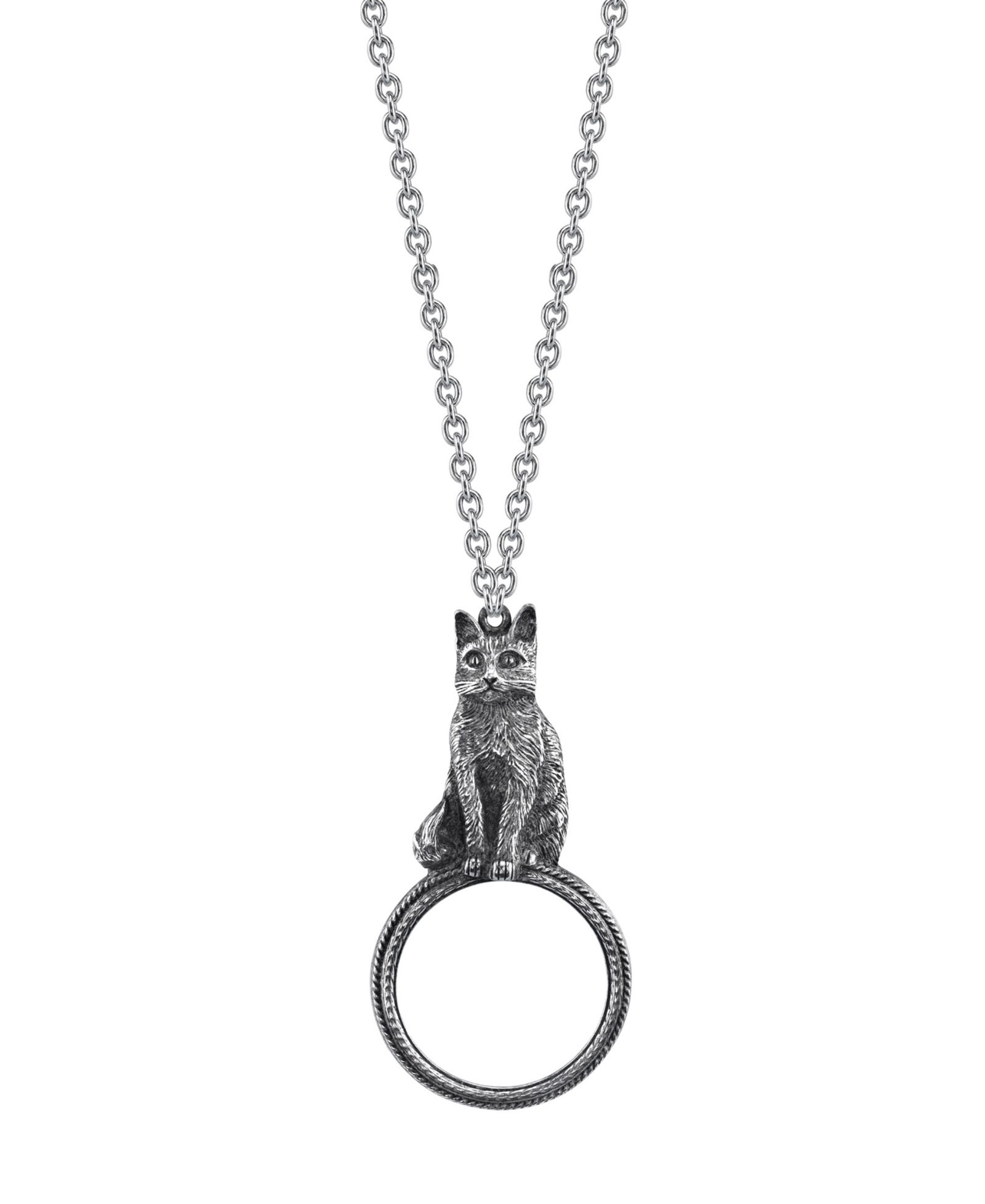 Подвеска-кулон 2028 Pewter Cat Magnifying Glass 30"