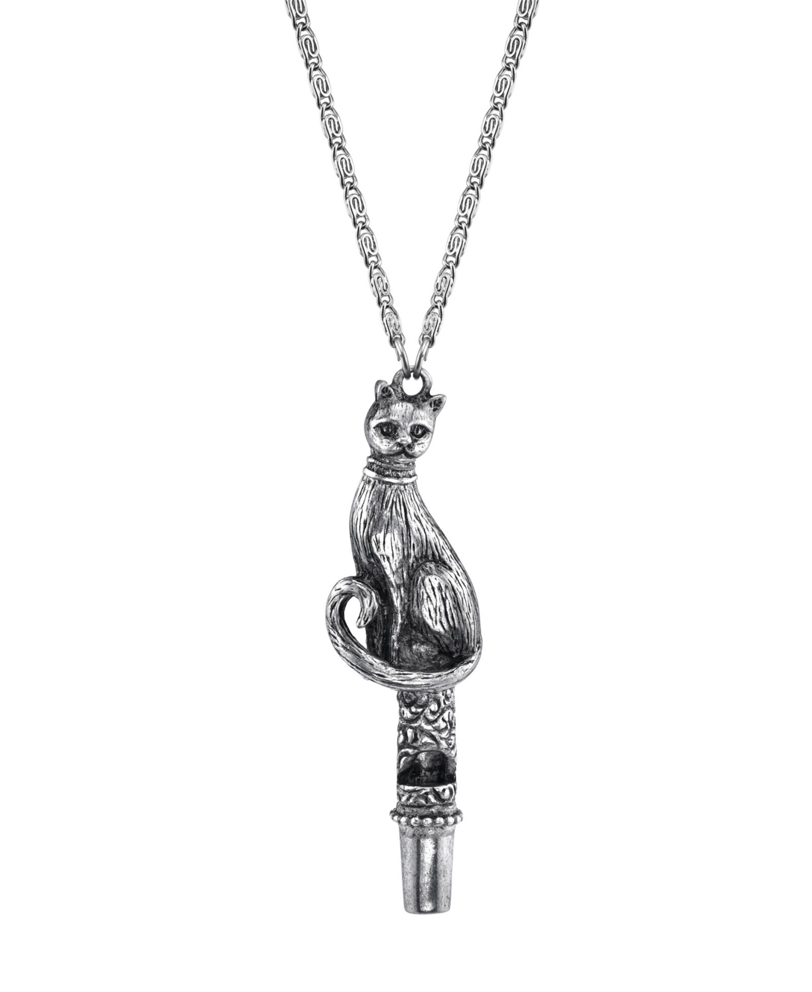 Подвеска-кулон 2028 Antiqued Pewter Cat Whistle 30"