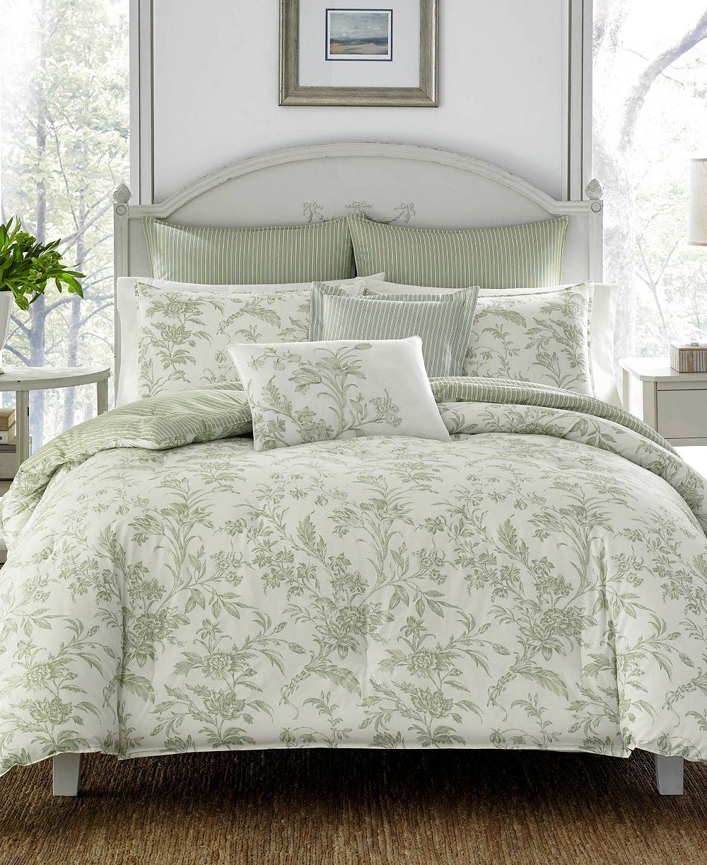Комплект пододеяльников Laura Ashley Natalie Cotton Reversible 2-Pc Twin