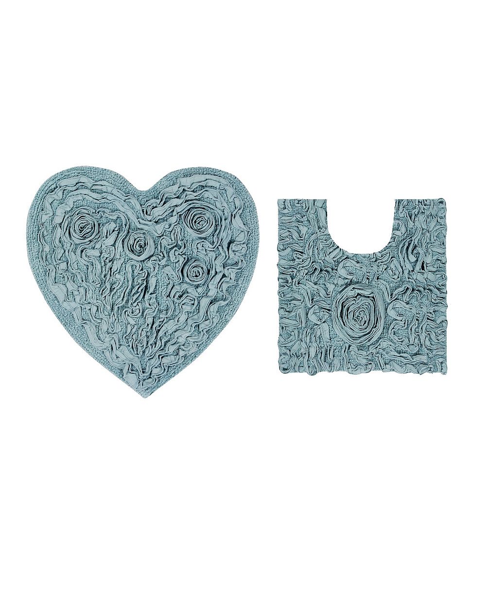 Home Weavers Bell Flower 2-Pc. Bath Rug Set