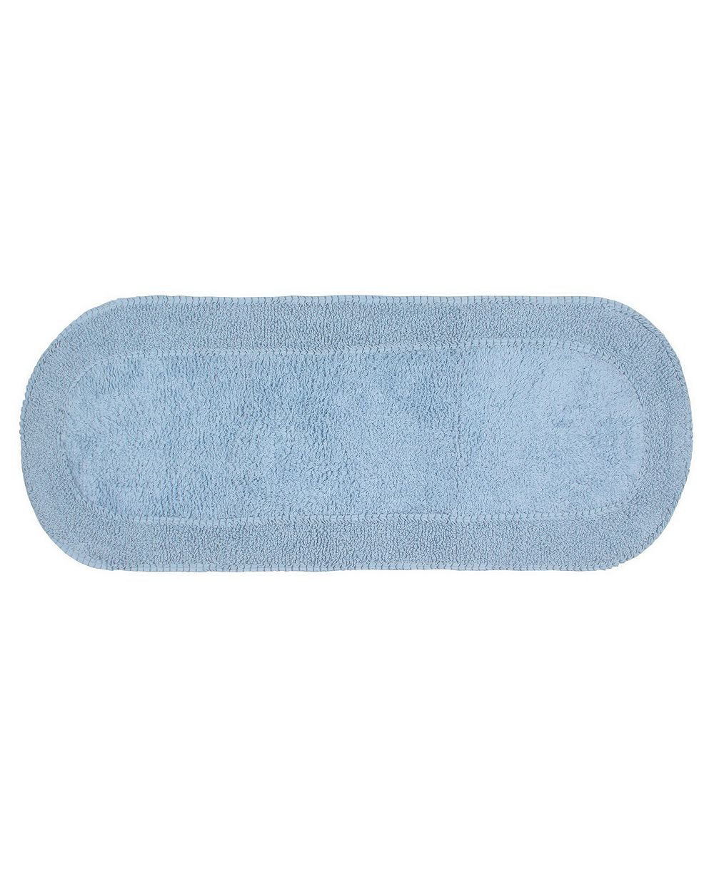 Home Weavers Double Ruffle Bath Rug, 21" x 54"
