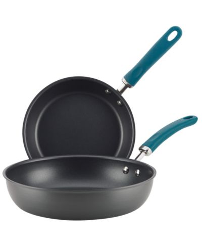 Комплект из 2 глубоких сковород Rachael Ray Create Delicious Hard-Anodized Aluminum Nonstick, 9.5" и 11.75" handles