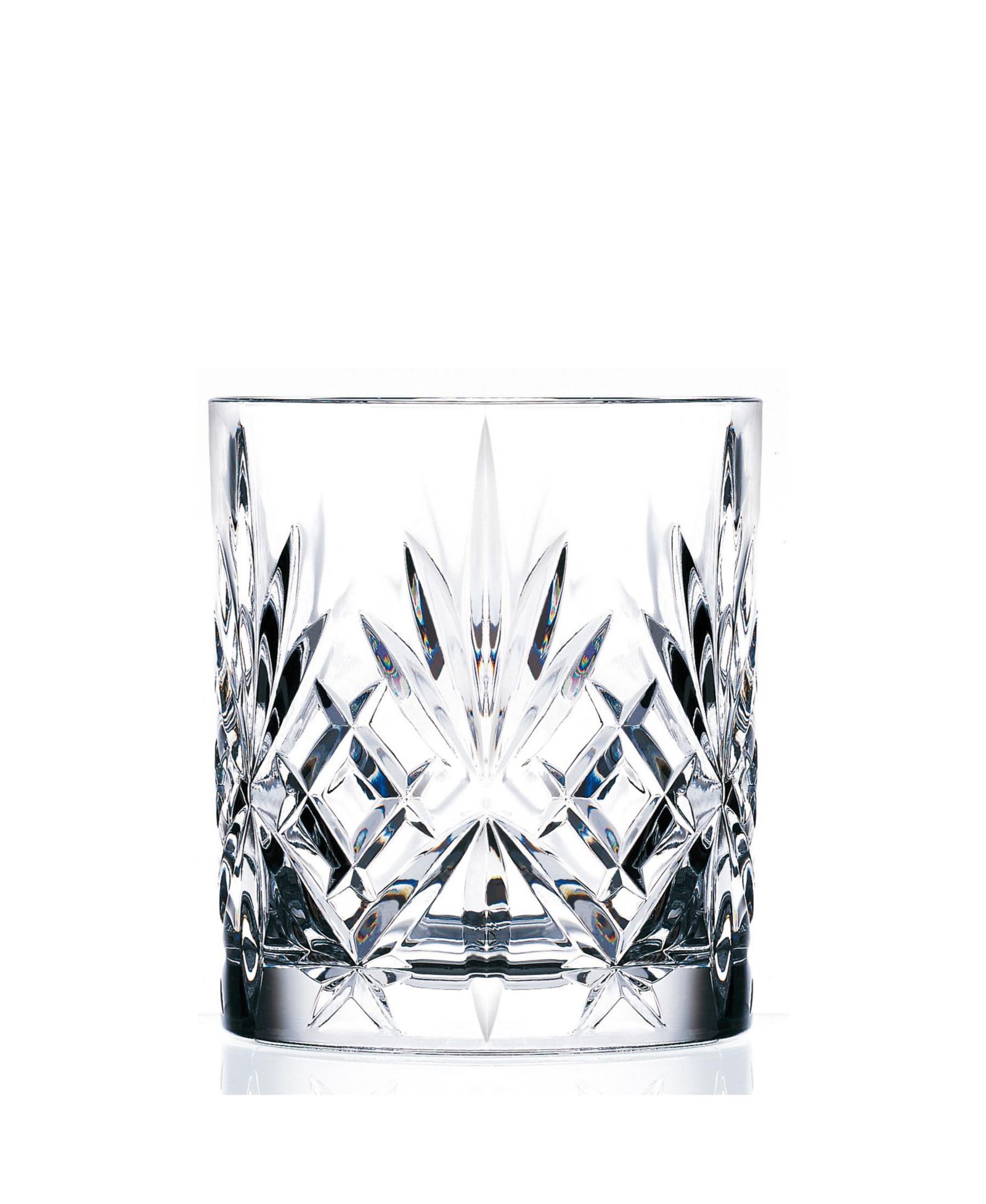 Lorren Home Trends Melodia Double Old Fashioned Glasses, Set of 6