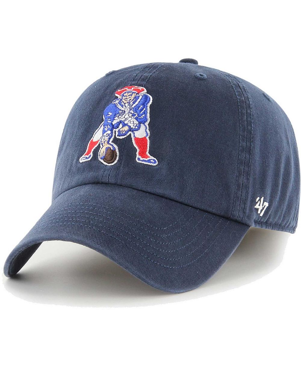 Мужская кепка '47 Brand Navy Distressed New England Patriots Gridiron Classics