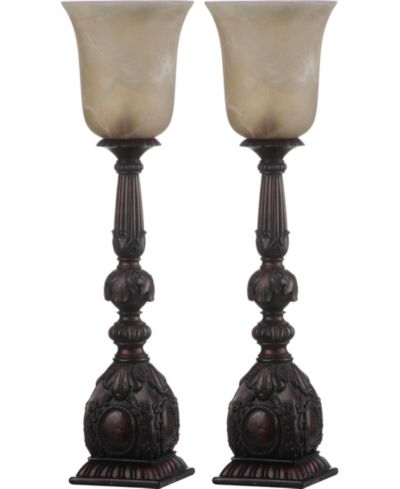 Safavieh Dion 27.5"H Set of 2 Arifact Table Lamp