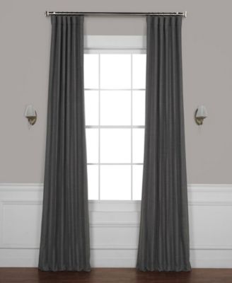 Шторы Half Price Drapes Bellino, фактурный искусственный лен, 50W X 63L