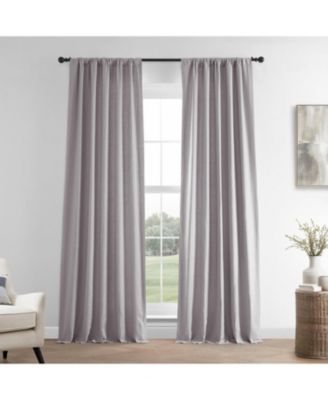 Half Price Drapes French Linen Room Darkening Curtain