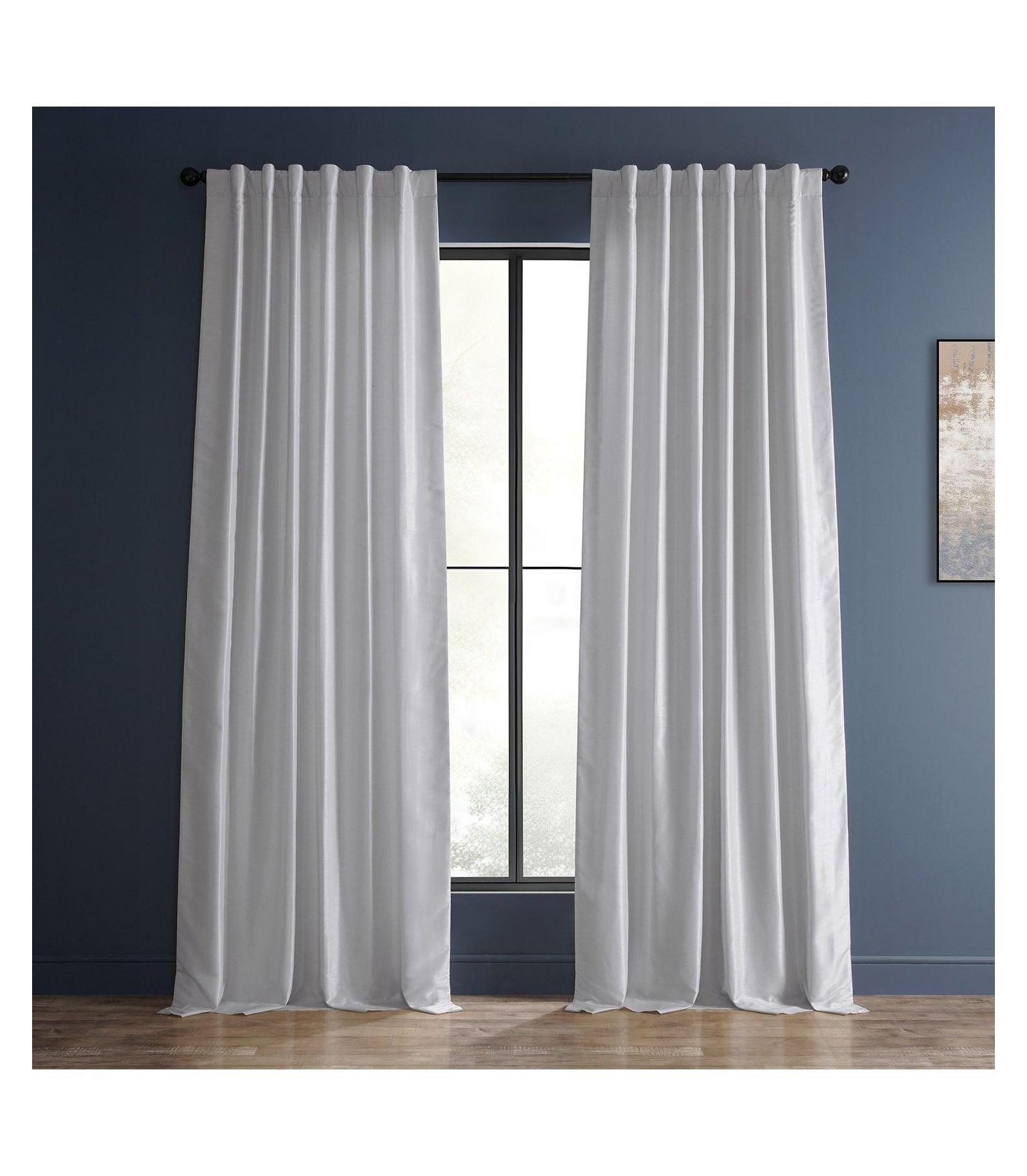 Штора Half Price Drapes Vintage Textured Faux Dupioni Silk Blackout