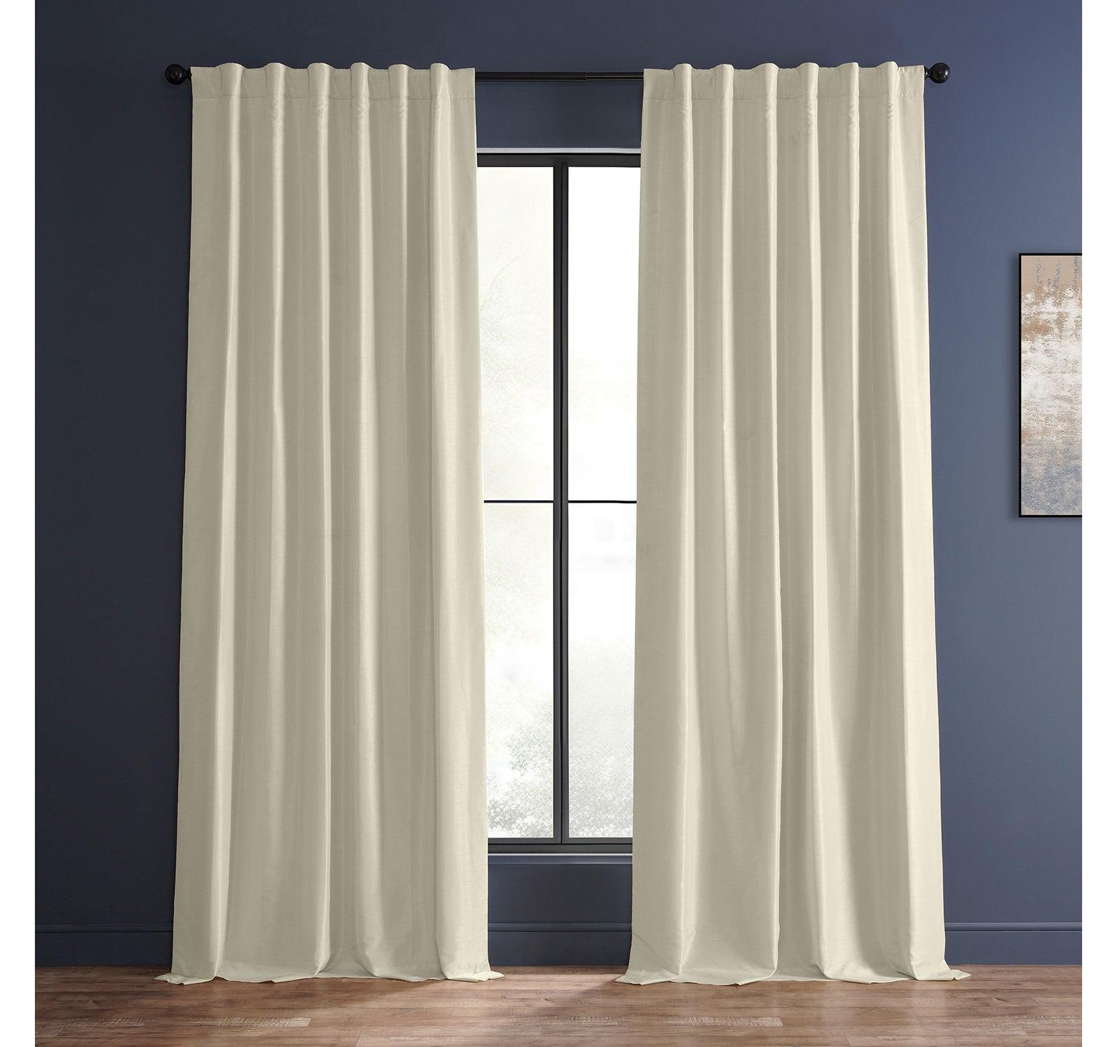 Шторы Half Price Drapes Vintage Textured Faux Dupioni Silk Blackout