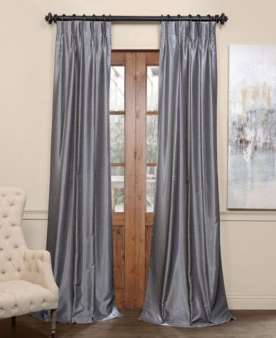Шторы Half Price Drapes French Pleat Vintage Textured Faux Dupioni Silk Blackout