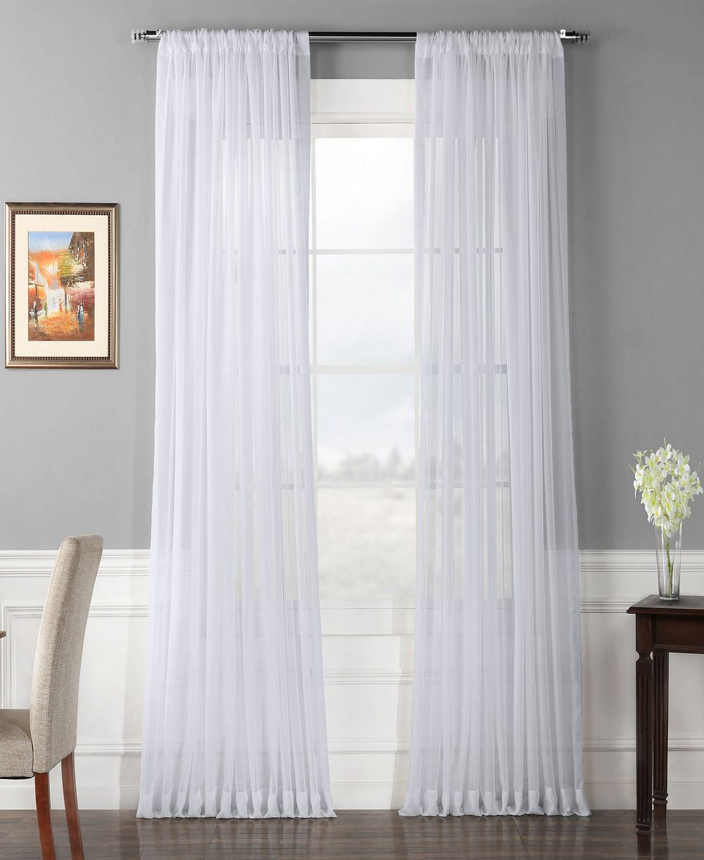 Half Price Drapes Широкие прозрачные занавески-шторы
