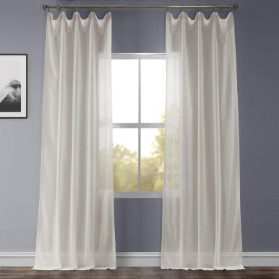 Полупрозрачная тюль Half Price Drapes Textured Faux Linen