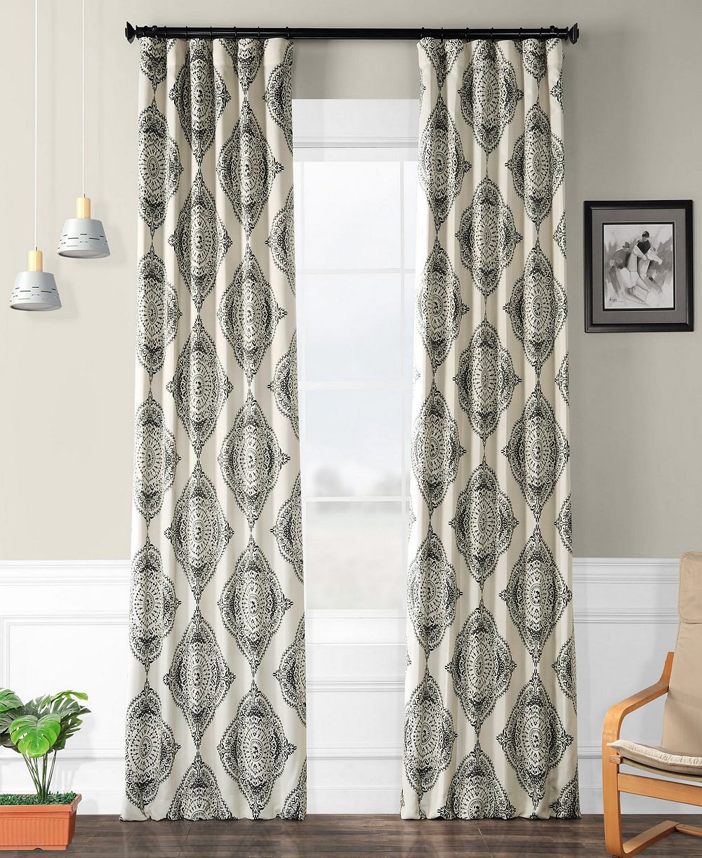 Half Price Drapes штора Henna Emblem для затемнения комнаты