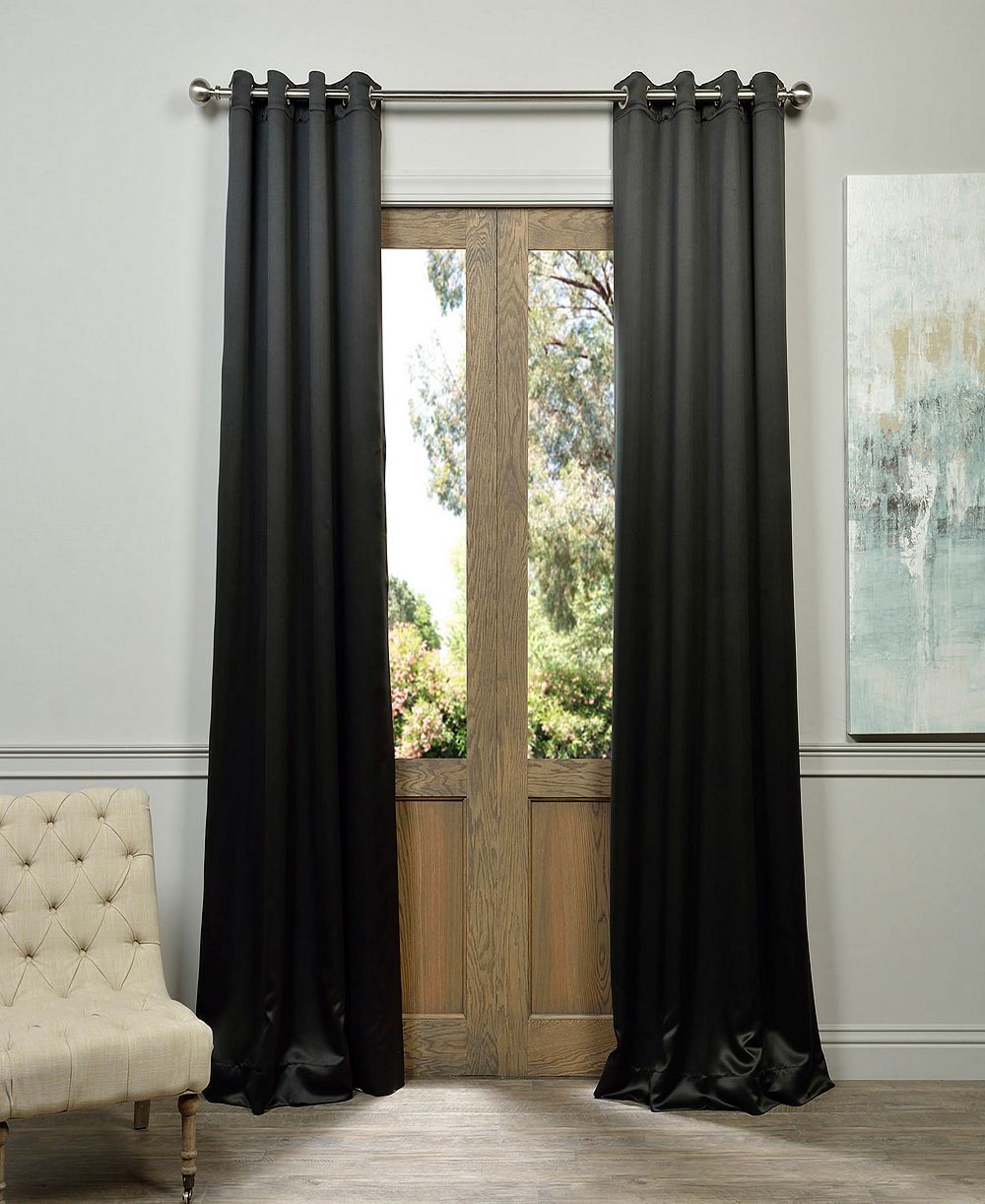 Half Price Drapes шторы Blackout с люверсами
