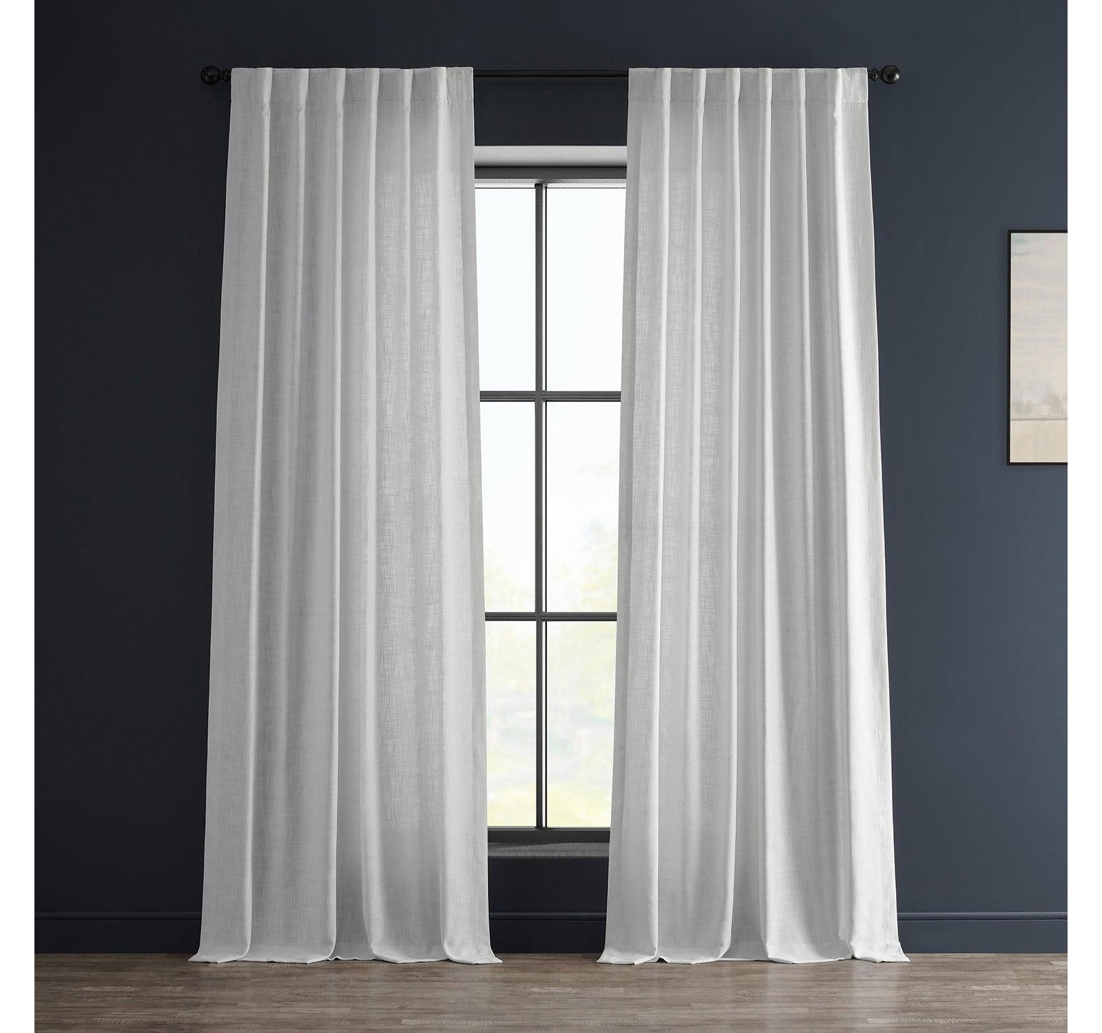 Шторы Half Price Drapes Heavy Faux Linen Curtain