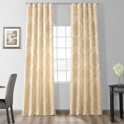 Светонепроницаемая штора Half Price Drapes из жаккарда и искусственного шелка с дамасским узором