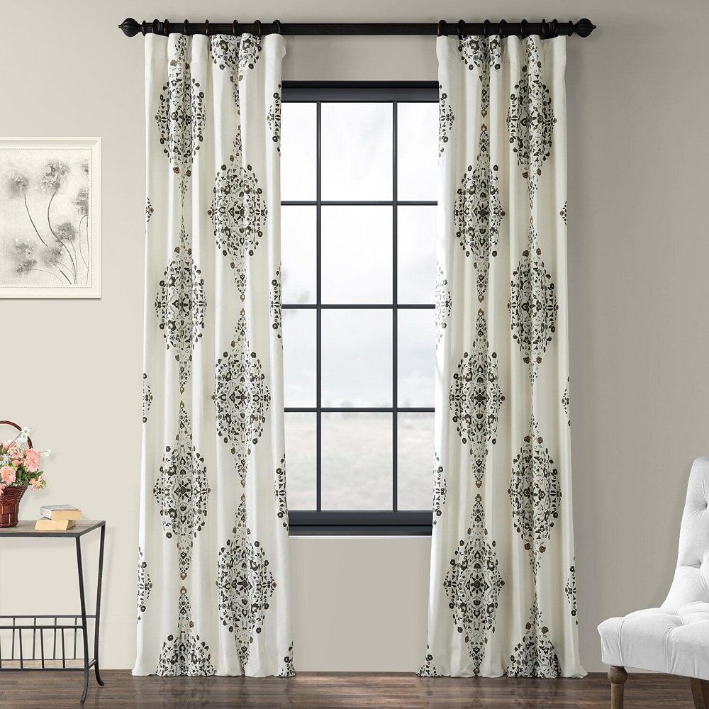 Half Price Drapes хлопковая штора с принтом