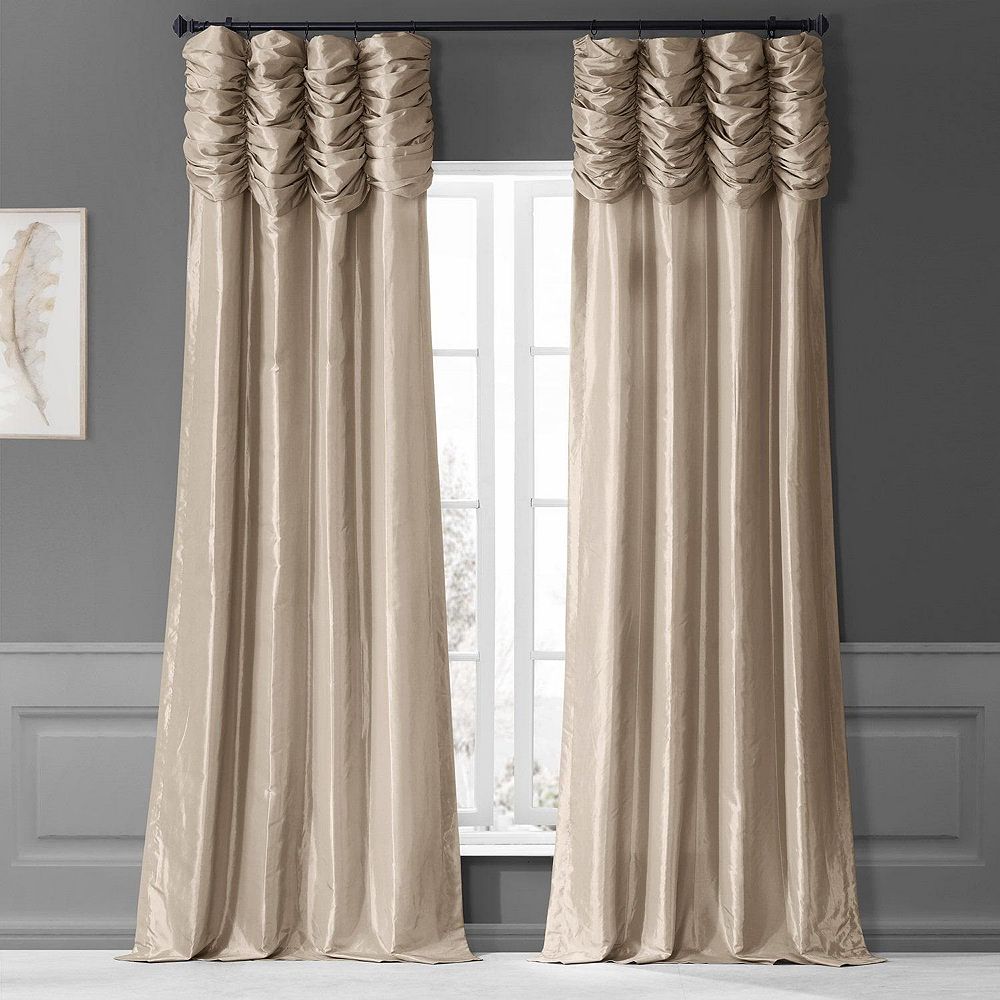 Шторы Half Price Drapes из искусственного шелка с драпировкой