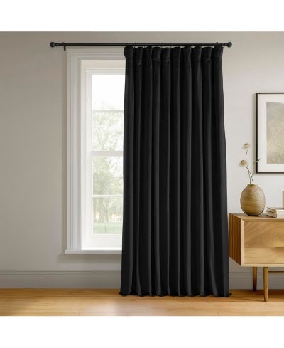 Half Price Drapes Signature Velvet Blackout Curtain