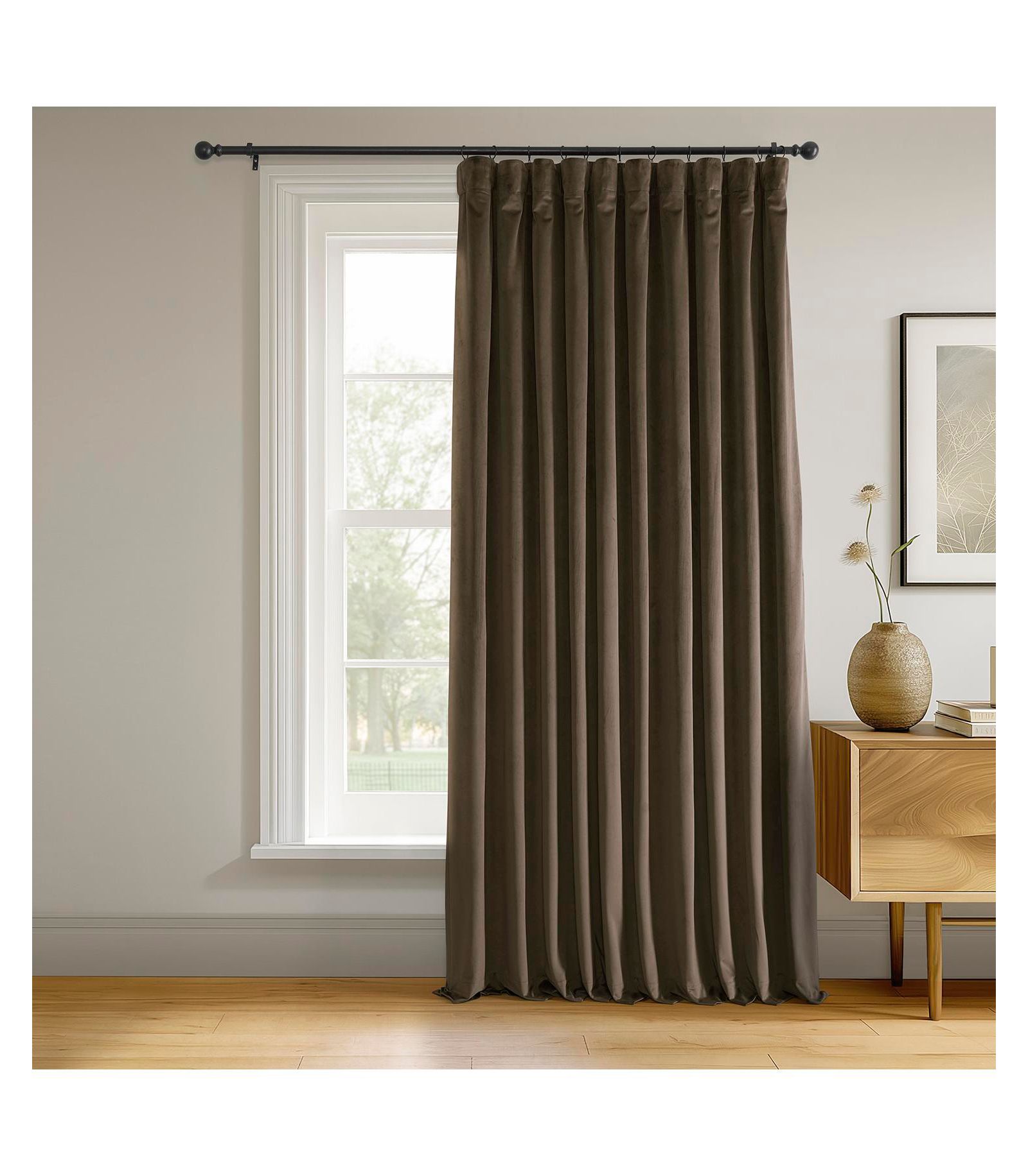 Шторы Half Price Drapes Signature Extra Wide Velvet Blackout Curtain