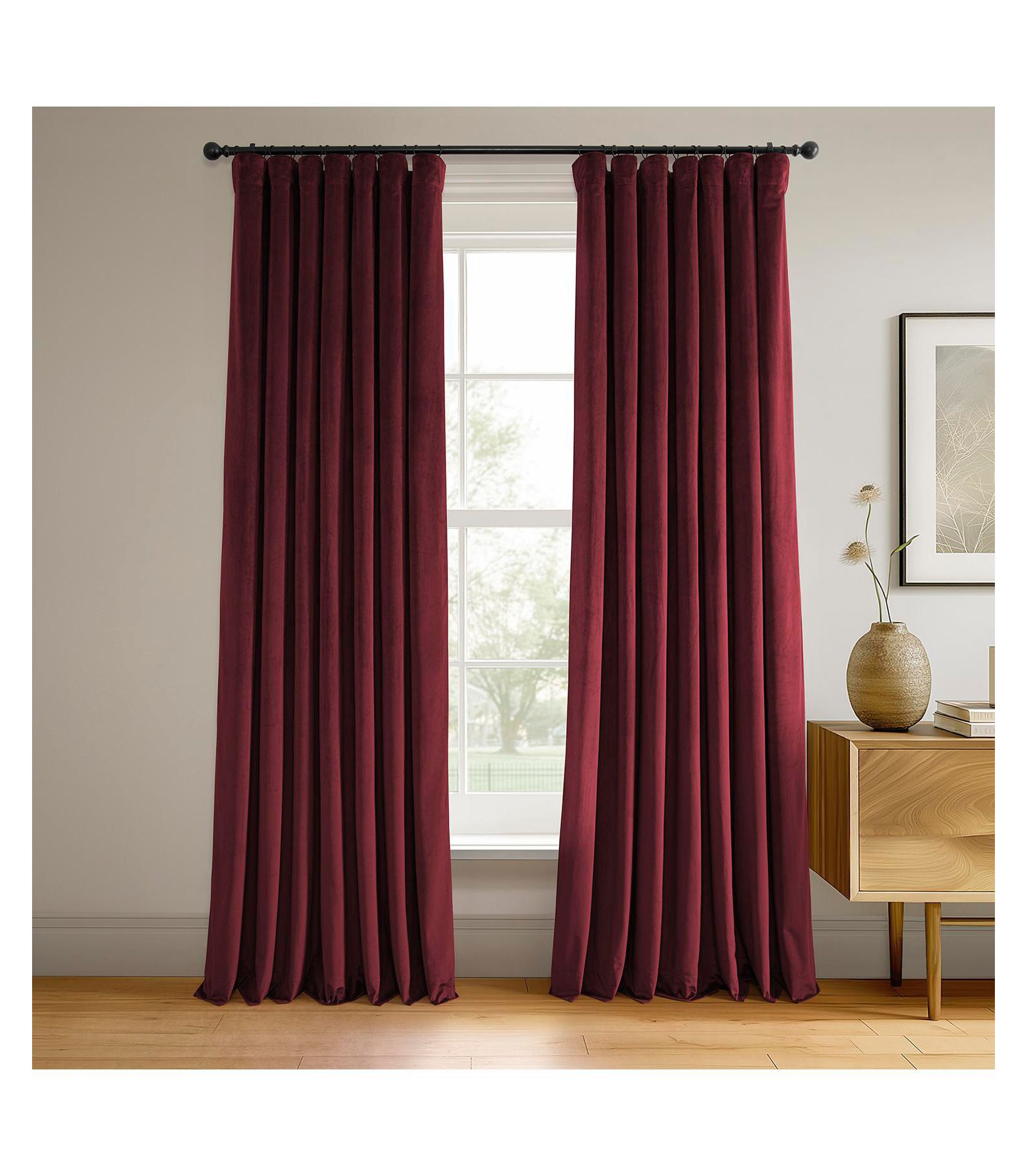 Бархатные шторы Blackout от Half Price Drapes