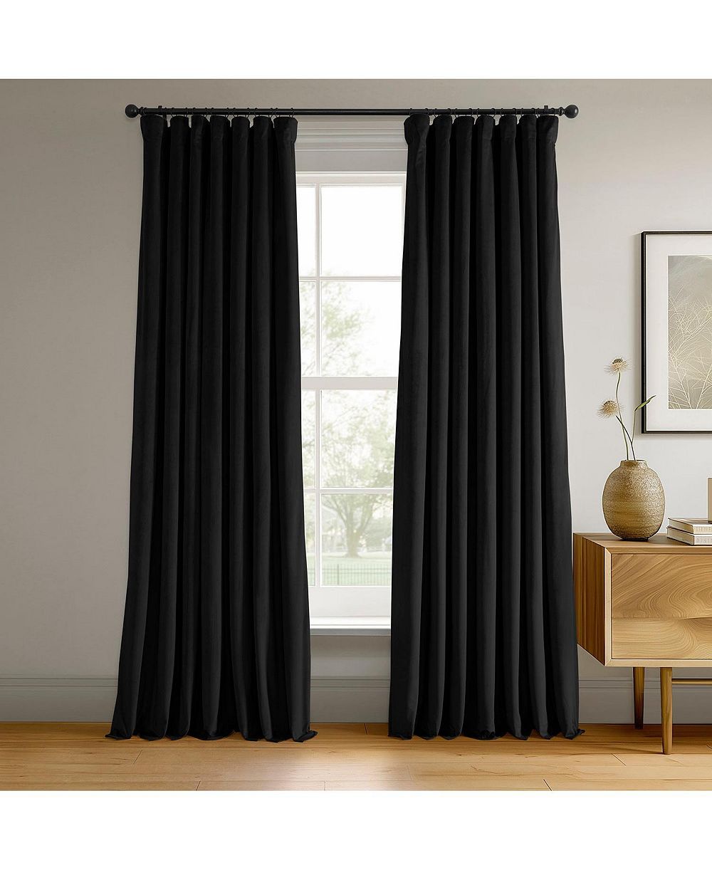 Half Price Drapes Signature Velvet Curtain
