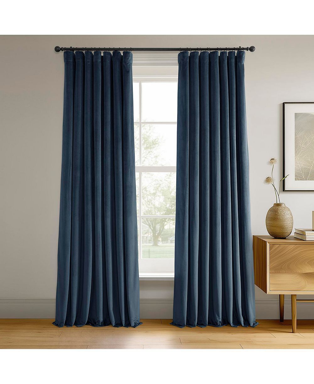 Half Price Drapes Signature Velvet Curtain
