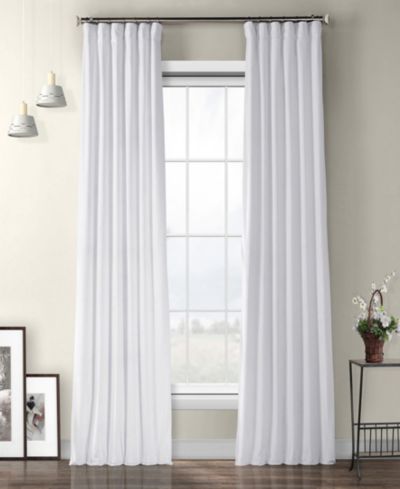 Half Price Drapes Heritage Plush Velvet Room Darkening Curtain