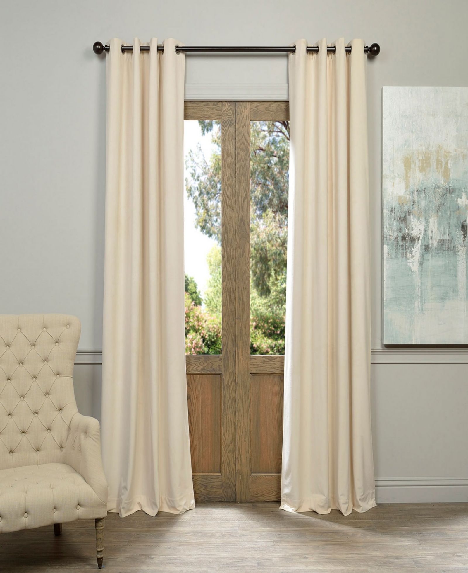 Half Price Drapes шторы из бархата Blackout