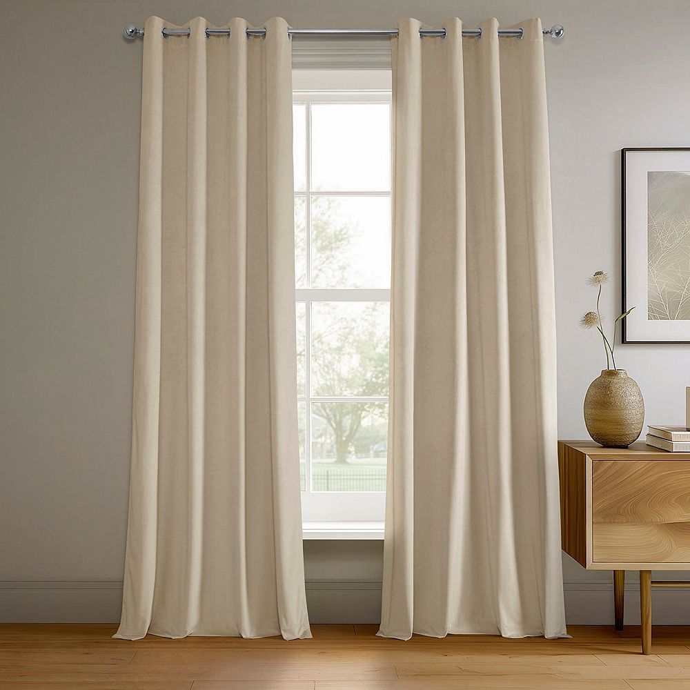Half Price Drapes шторы из бархата Blackout с люверсами