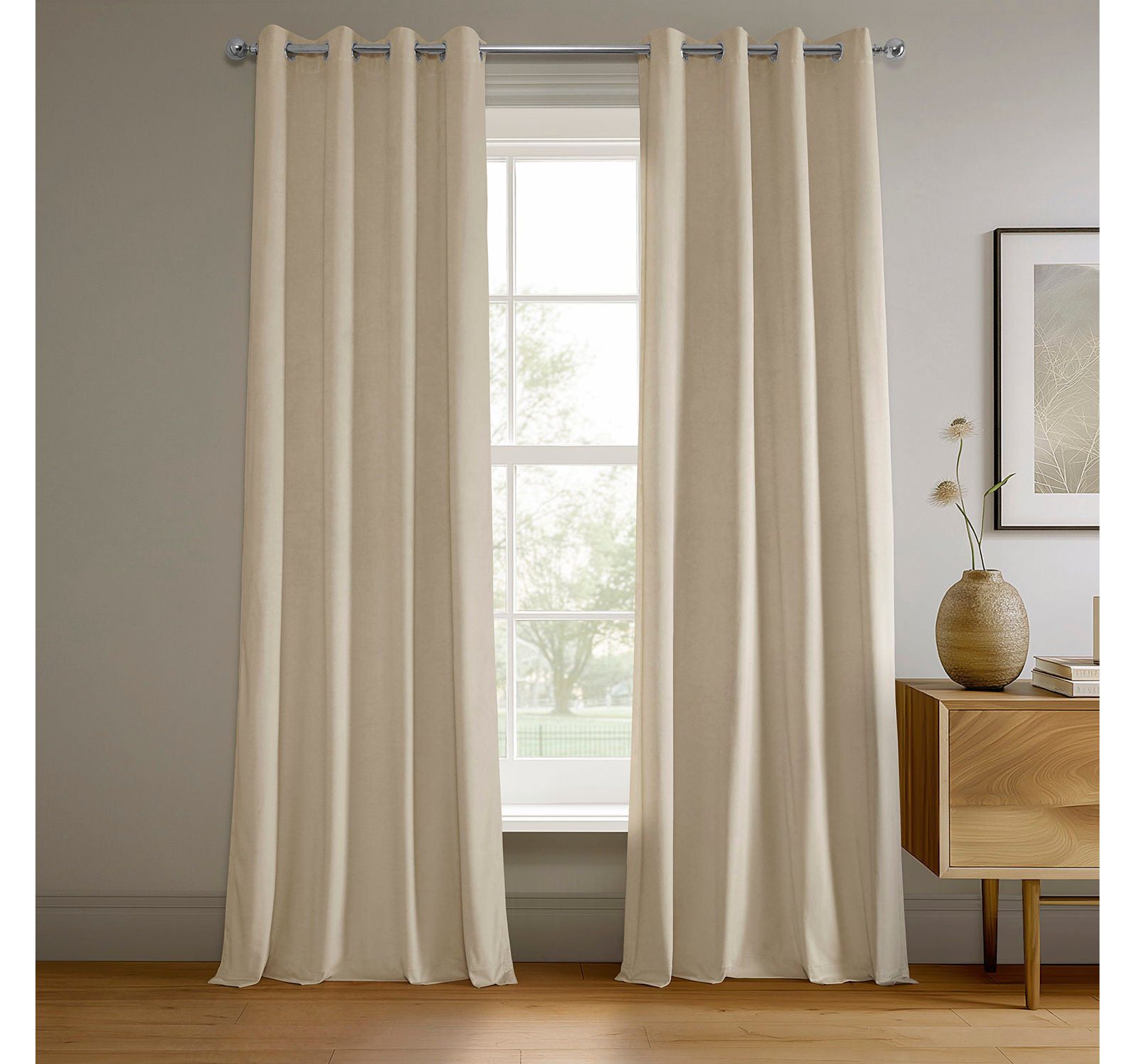 Бархатные шторы Half Price Drapes Signature с люверсами