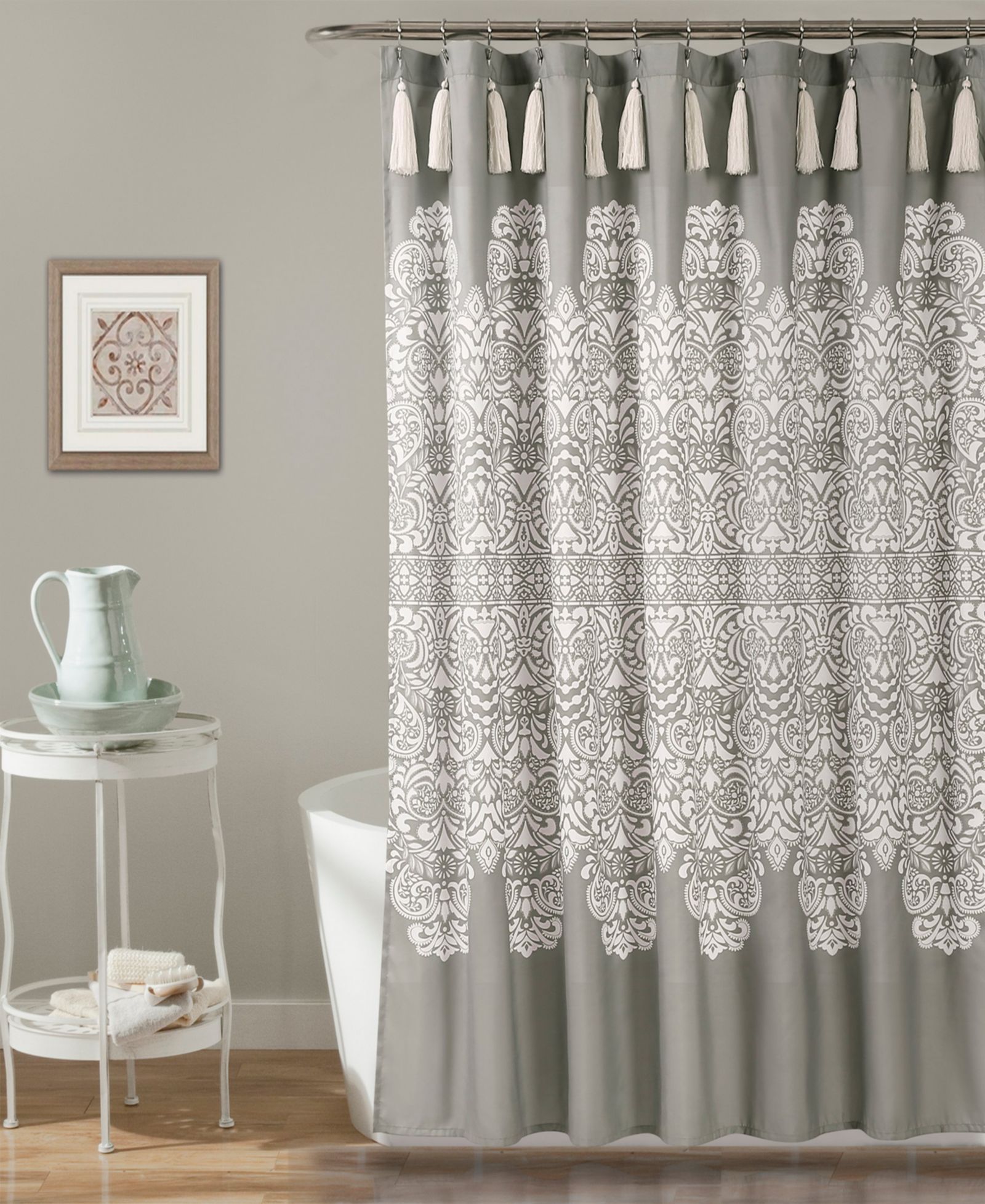 Lush Décor Boho Medallion Shower Curtain, 72" x 72"