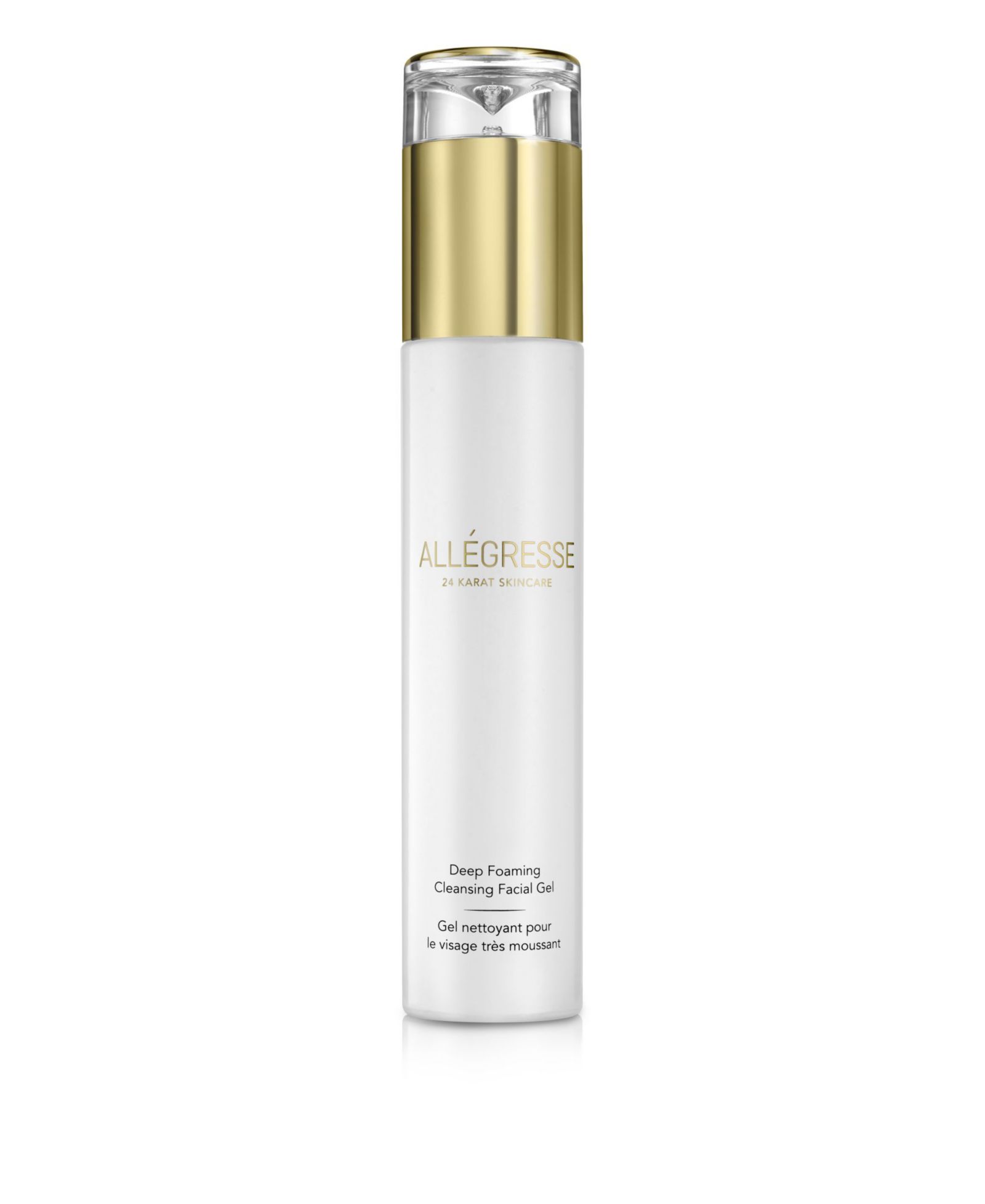 Гель для глубокого очищения лица Allegresse 24K Skincare, пенный, 4.0 oz
