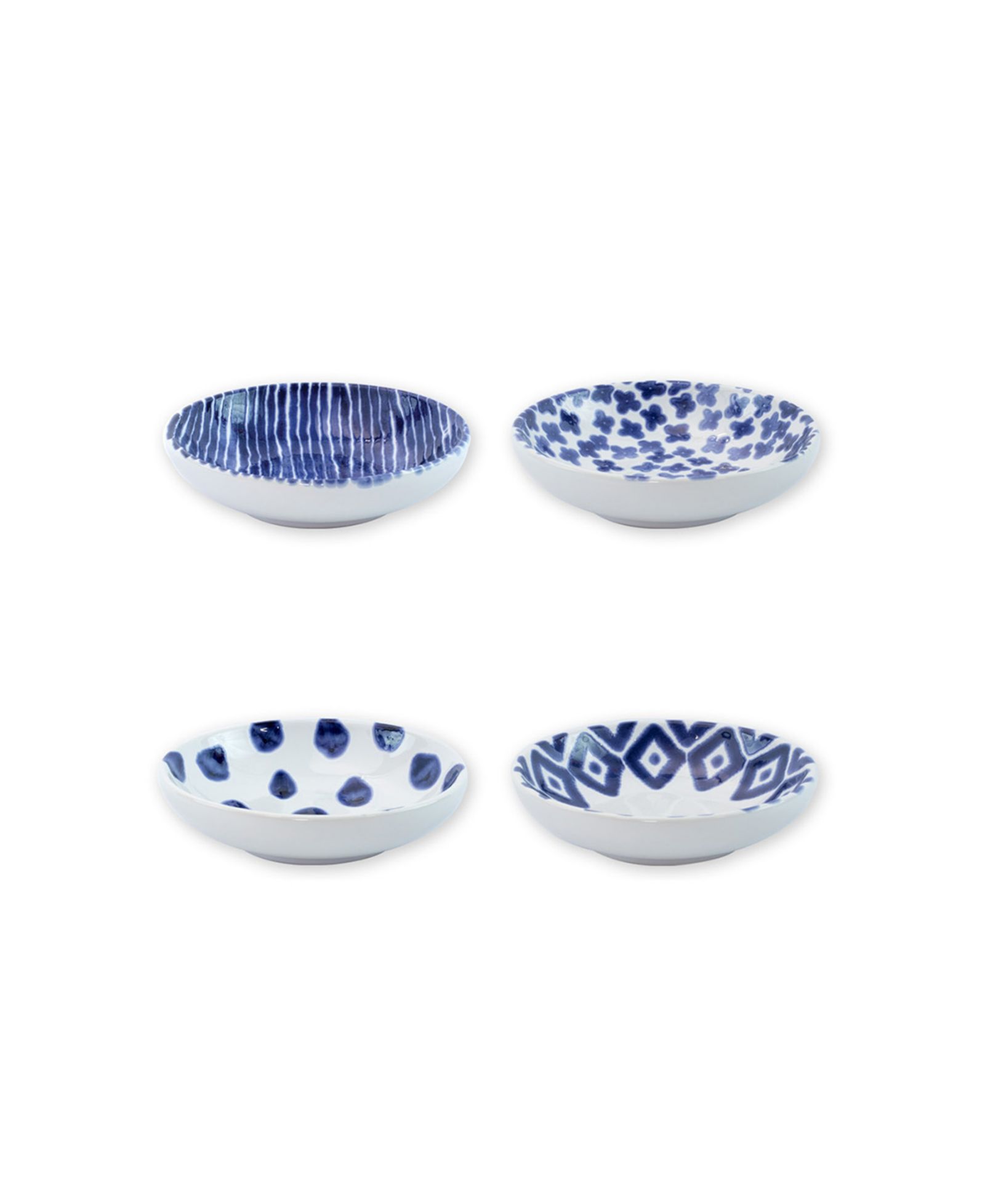 Набор из 4-х мисок для специй Vietri Santorini Assorted Condiment Bowls