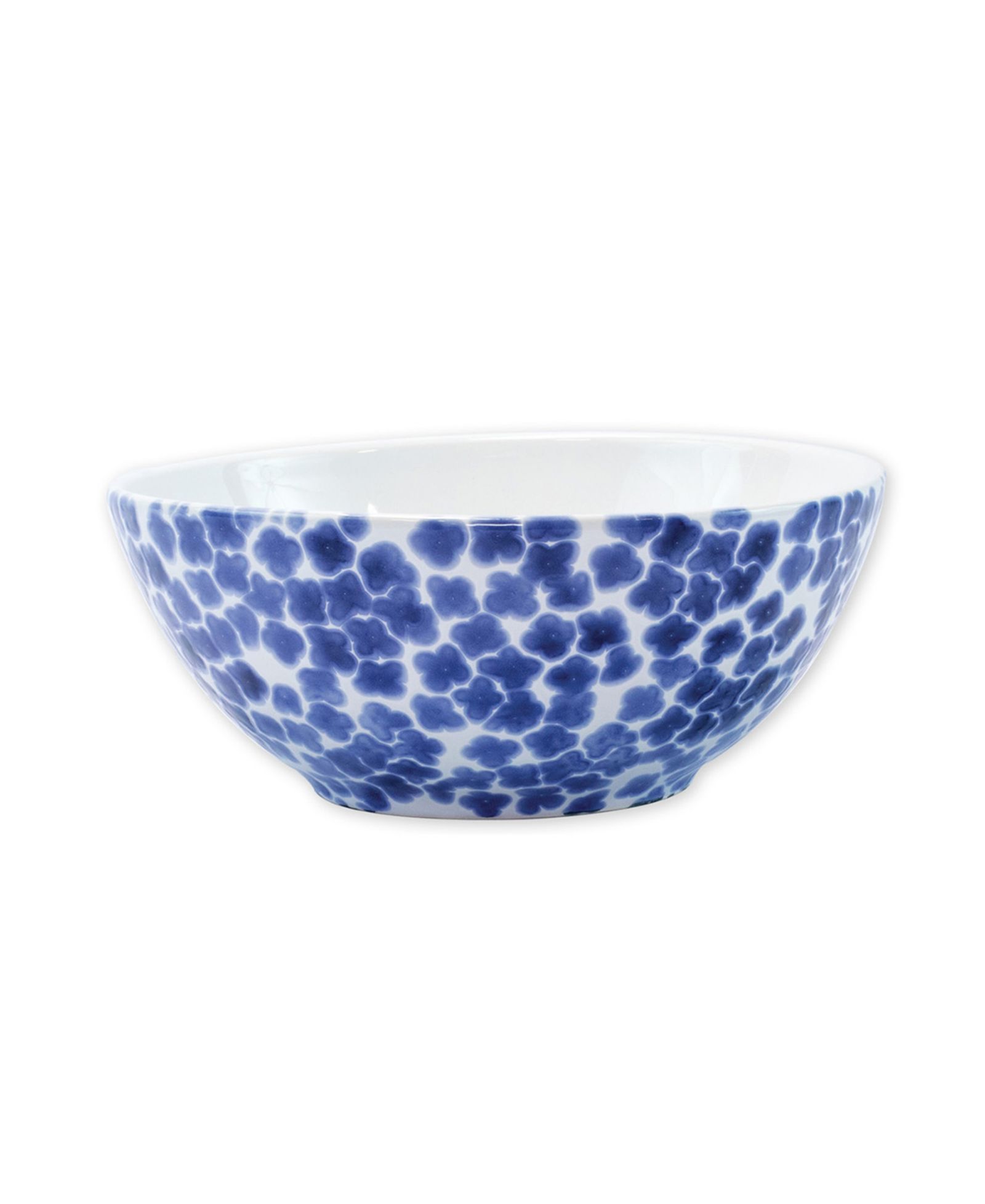 Vietri Santorini Flower Small Serving Bowl