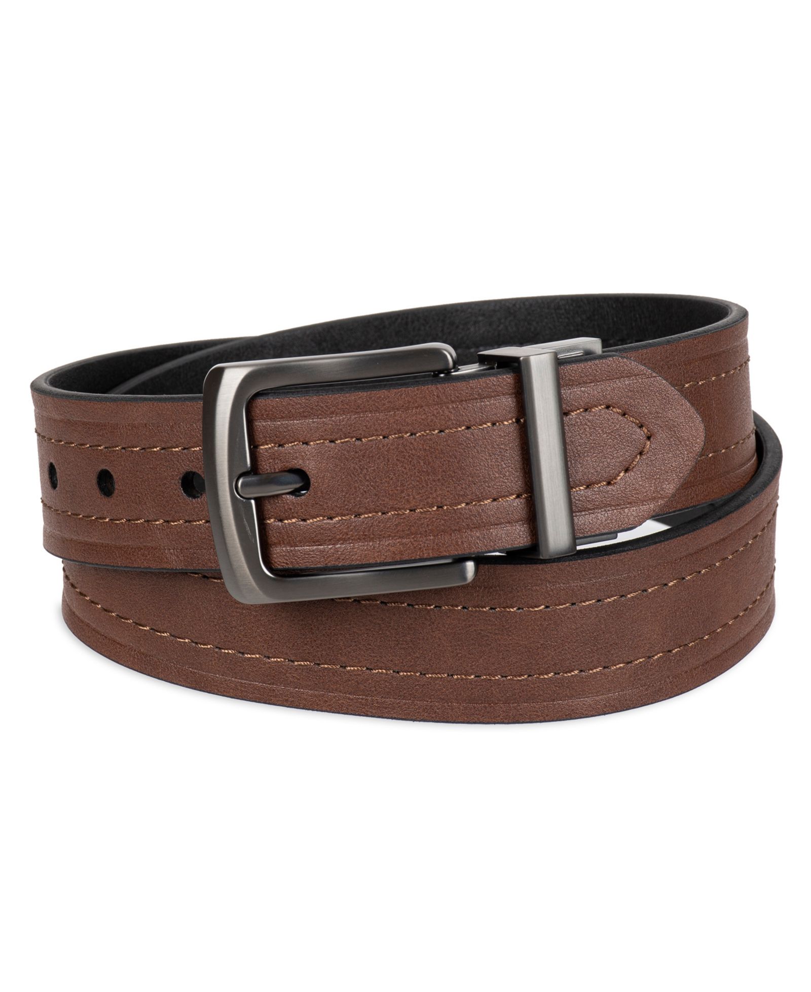 40MM Levi's Men's Reversible Casual Embossed Strap Belt