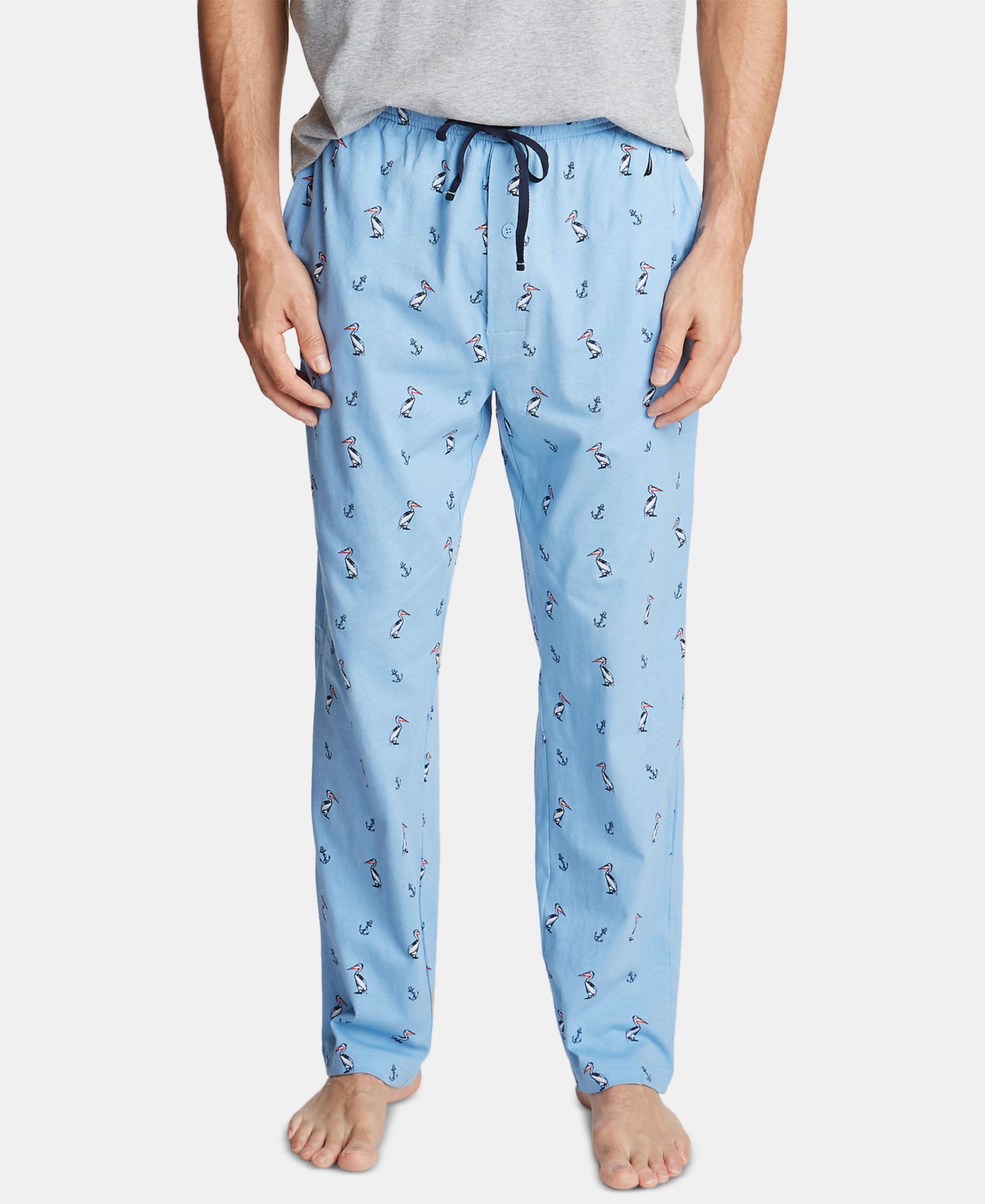 Nautica Men's Printed Cotton Pajama Pants