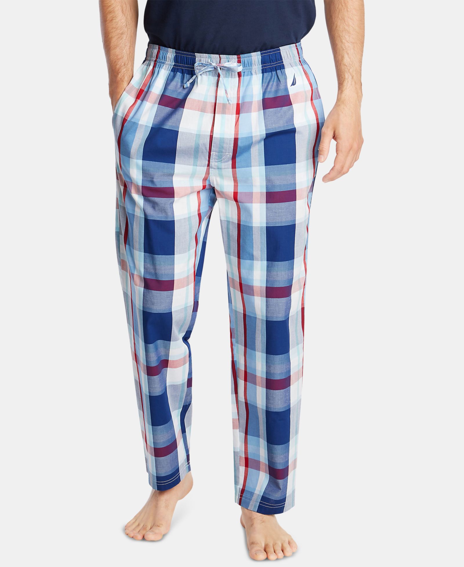 Nautica Men's Cotton Plaid Pajama Pants