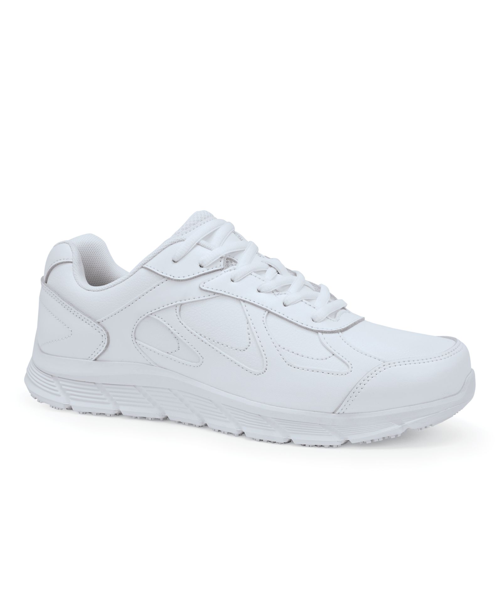 Shoes for Crews Men's Galley II Slip Resistant Work Shoes, Water Resistant, White, Size 8.5