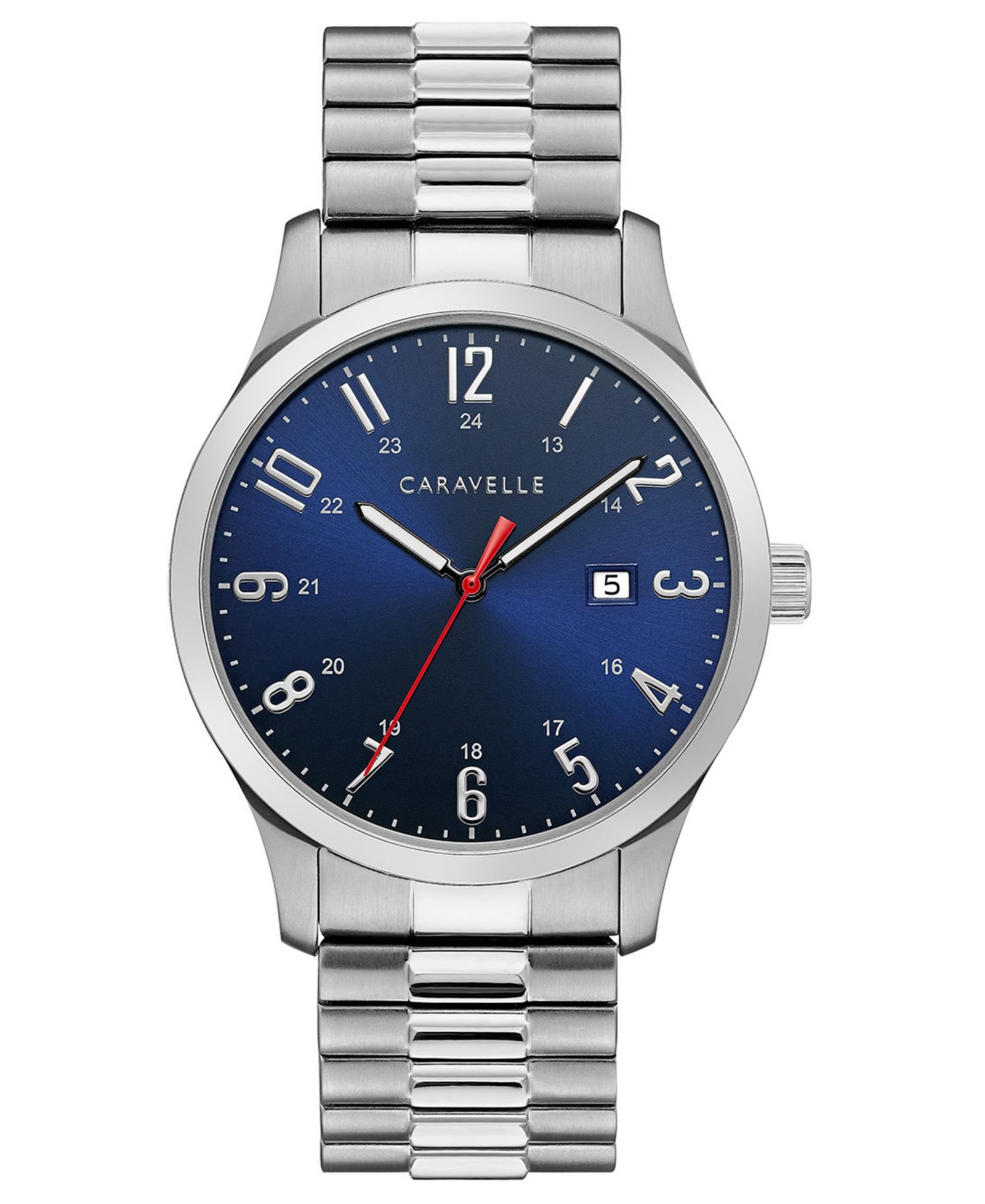 Мужские часы Caravelle Designed by Bulova Stainless Steel Bracelet, 40mm
