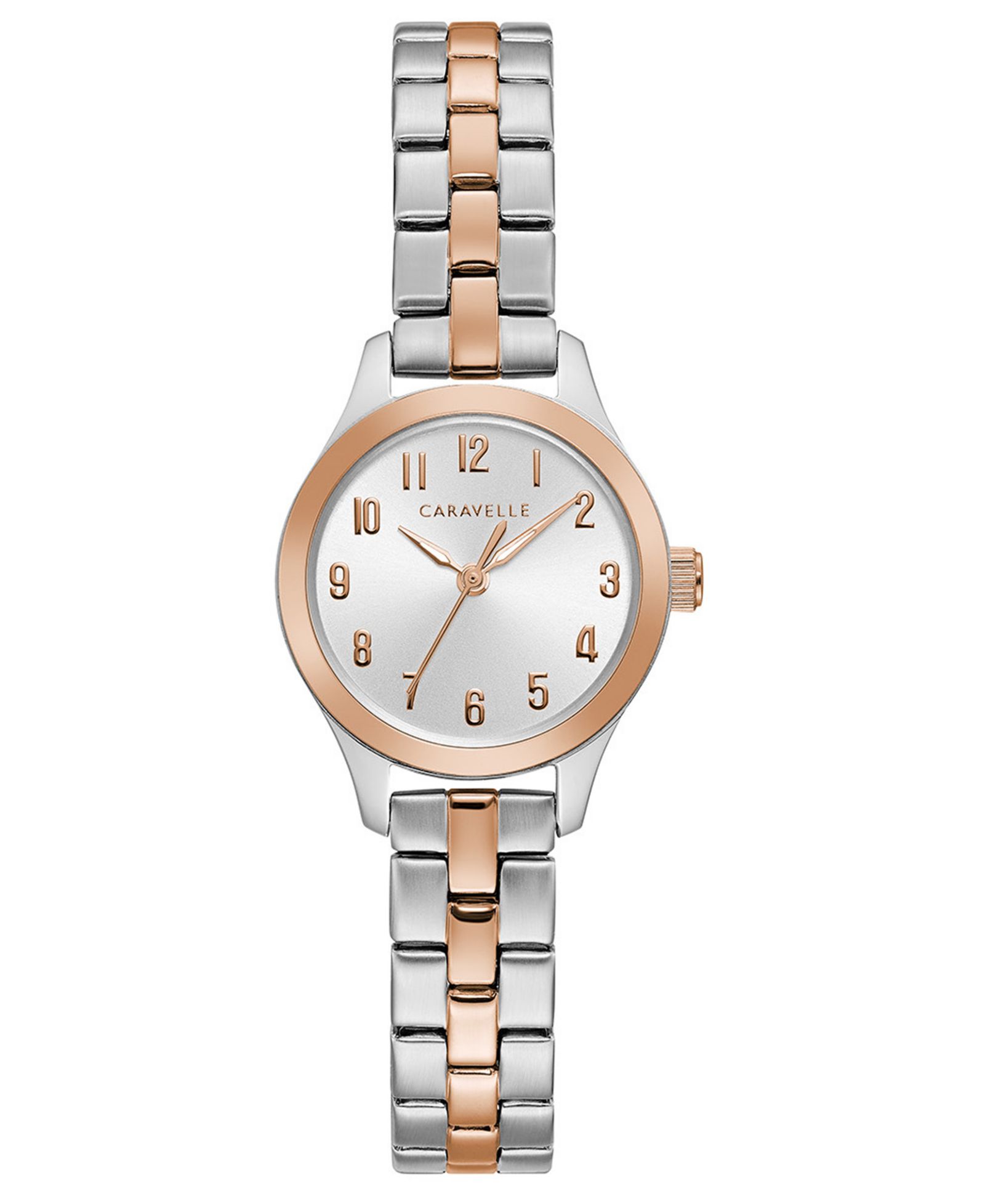 Caravelle Two-Tone часы на стальном браслете, 24mm