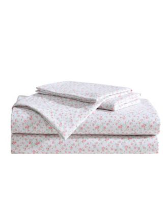 Betsey Johnson Silky Microfiber Printed 3-Pc. Sheet Set, Twin XL