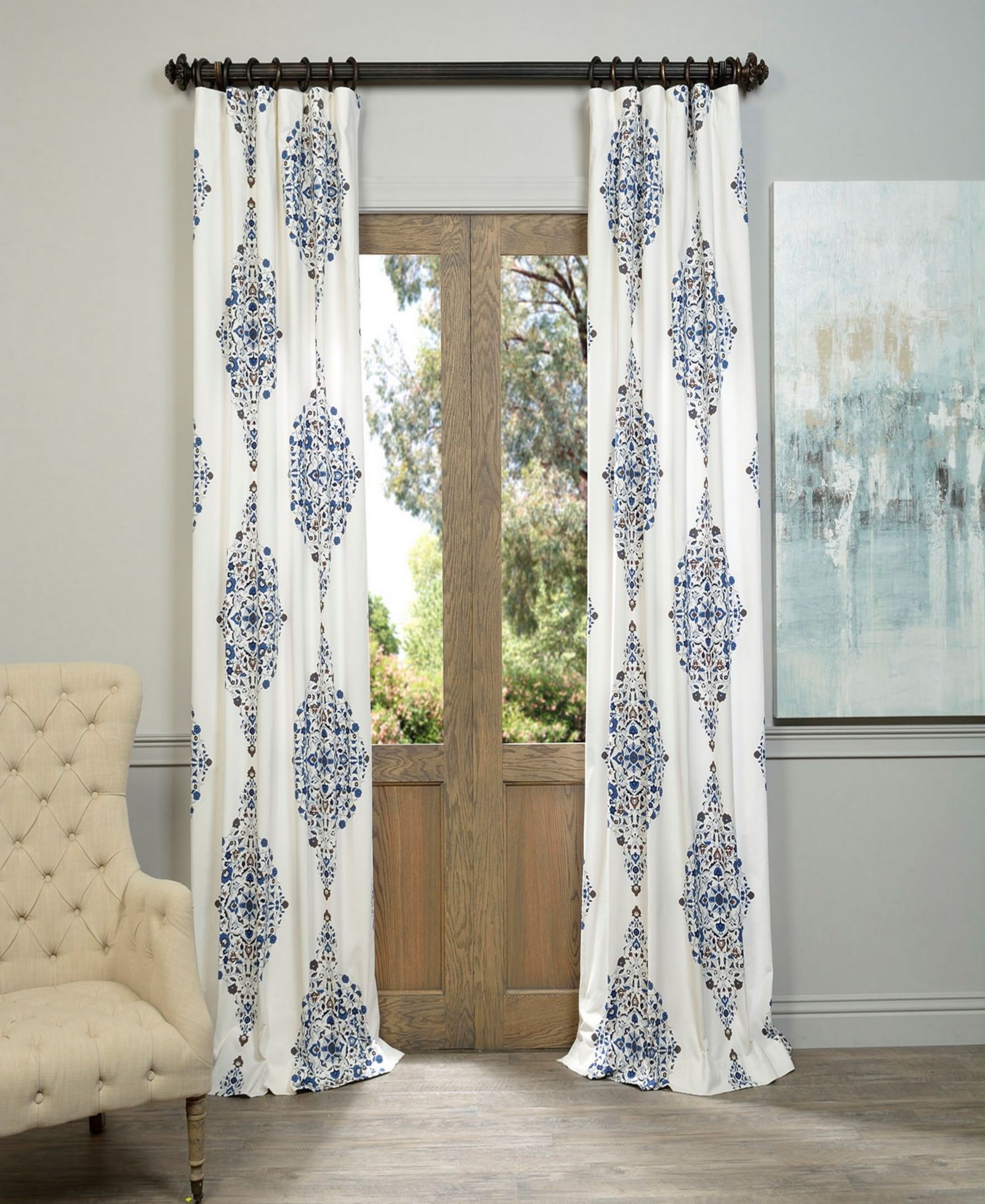 Шторы Half Price Drapes Emblem Printed Cotton