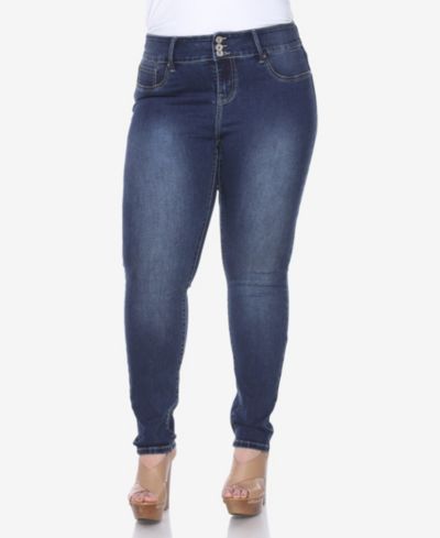 White Mark Plus Size джинсы из суперэластичного денима